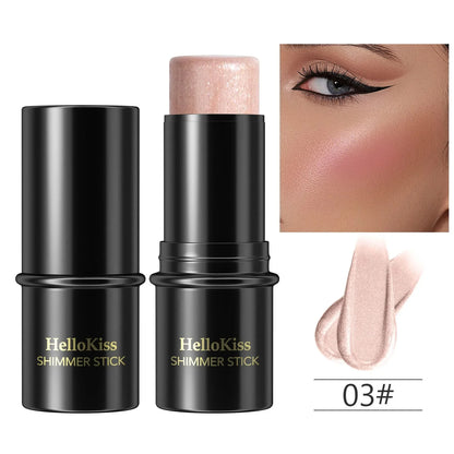 Highlighting&Bronzer Stick Face Brightening Blusher Rouge Concealer Pen Long Lasting Corrector Nose Shadow Contouring Cosmetics